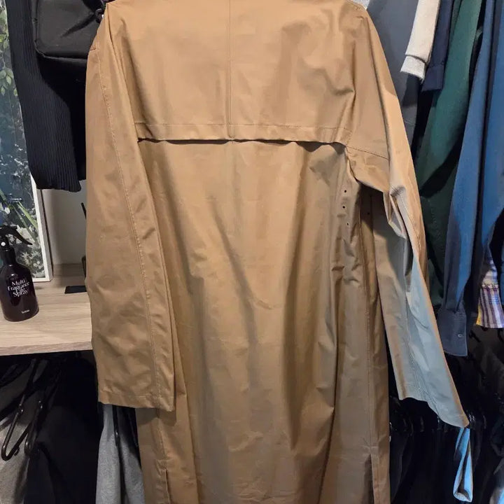 [BUNJANG] Uniqlo U Blocktech Double-Breasted Trench Coat M Beige / 유니클로U 맥코트 M 브라운/베이지 (95~100)