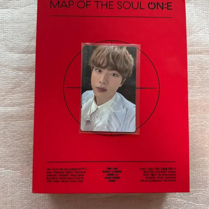 [BUNJANG] BTS MAP OF THE SOUL ON:E DVD Jin Photocard / (미사용) BTS MAP OF THE SOUL ON:E DVD