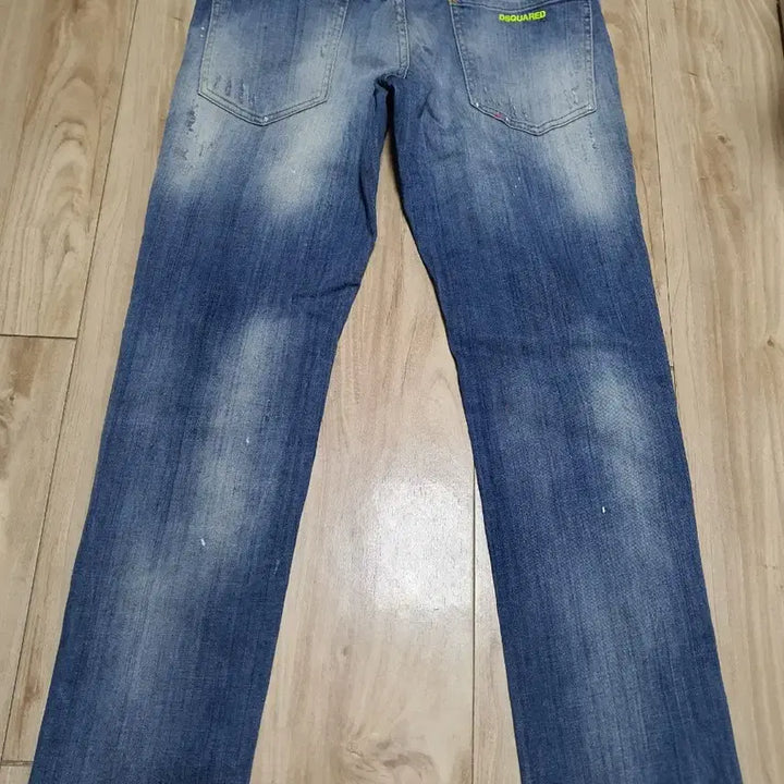 [BUNJANG] Dsquared2 Neon Logo Slim Jeans (Size 48/30) / 정품 디스퀘어드 네온로고 초판 슬림진 48(30)