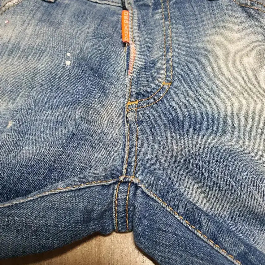 [BUNJANG] Dsquared2 Neon Logo Slim Jeans (Size 48/30) / 정품 디스퀘어드 네온로고 초판 슬림진 48(30)