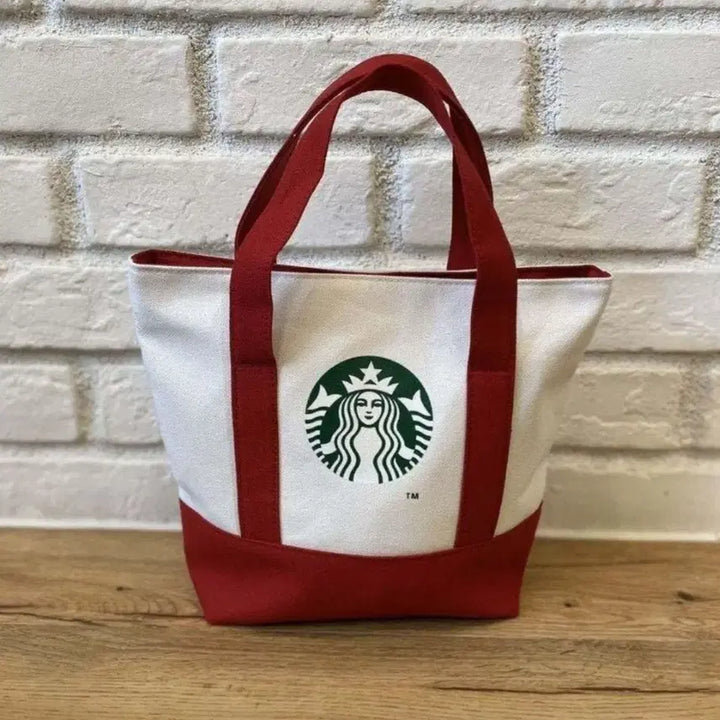 [BUNJANG] Starbucks Mini Canvas Shoulder Bag Navy / 스타벅스 미니 에코백 캔버스 숄더백 데일리백 가방 <네이비>