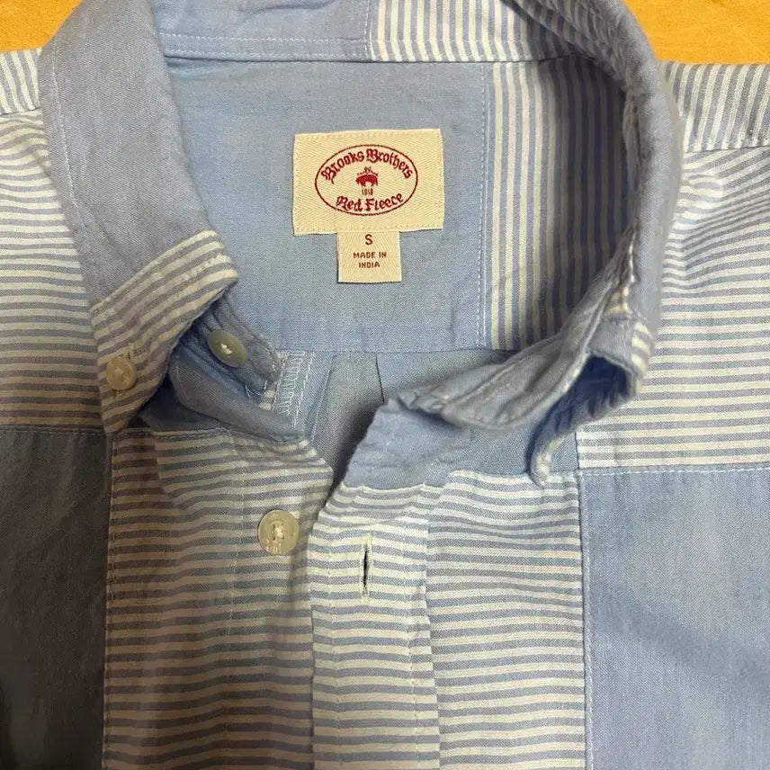 [BUNJANG] Brooks Brothers Patchwork Shirt (Size S) / 브룩스브라더스 패치워크 셔츠(S)