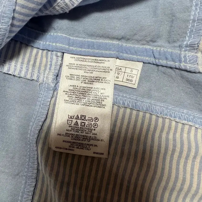 [BUNJANG] Brooks Brothers Patchwork Shirt (Size S) / 브룩스브라더스 패치워크 셔츠(S)