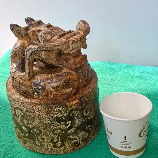 [BUNJANG] Jade Dragon Sculpture / 14   17 센치 옥돌조각모름 용조각가격조정