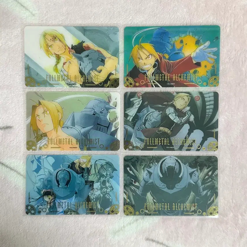 [BUNJANG] Fullmetal Alchemist Edward Elric Alphonse Winry Rockbell Kimblee Original Art Clear Card Set / 강철의연금술사 강연금 에드워드 엘릭 알폰스 윈리 킴블리 원화 클리어 카드