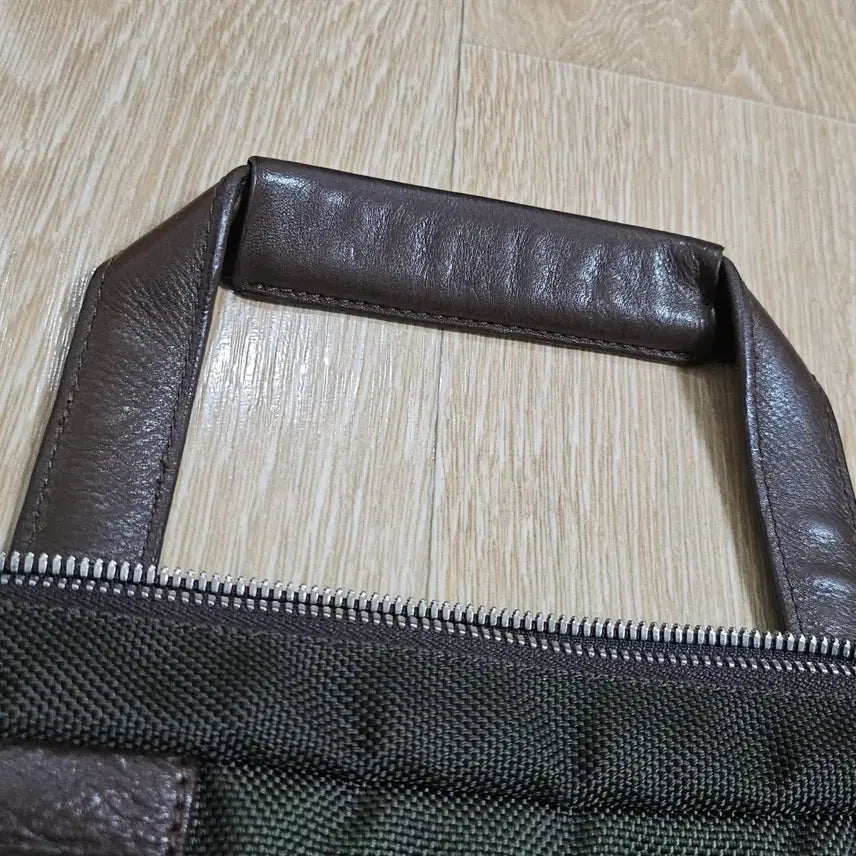 [BUNJANG] Beanpole Brown Leather Briefcase / 빈폴 브라운 서류 가방