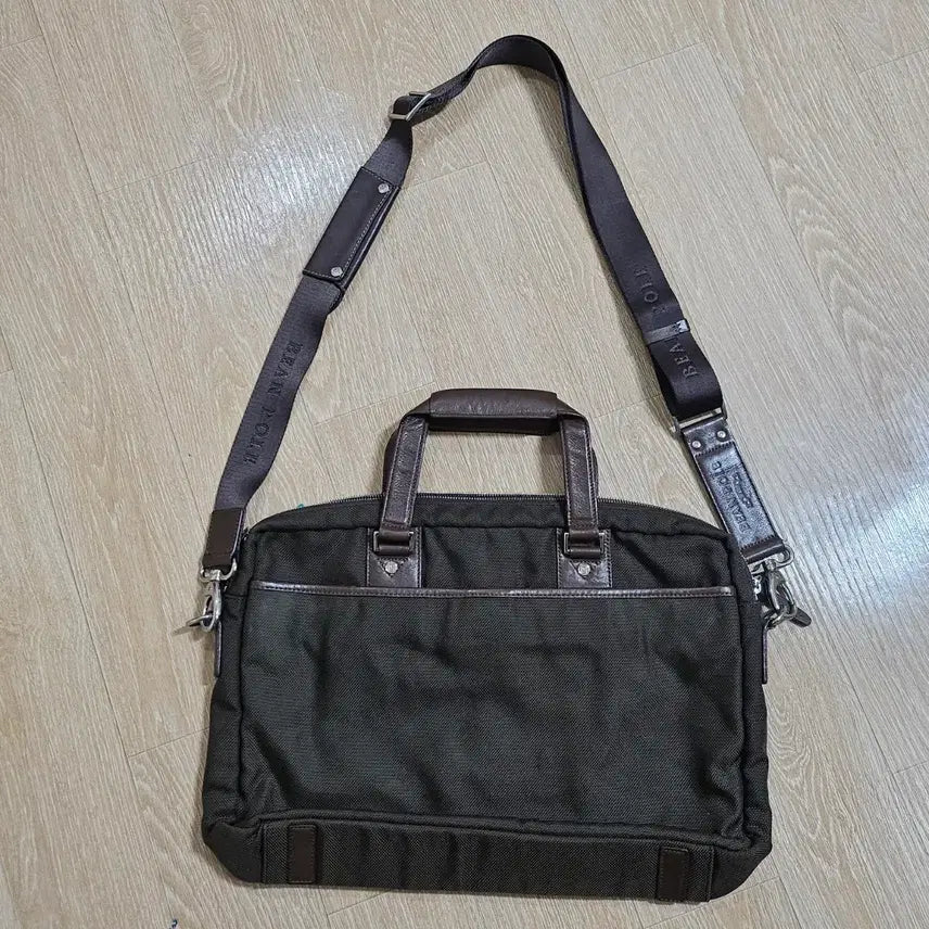 [BUNJANG] Beanpole Brown Leather Briefcase / 빈폴 브라운 서류 가방