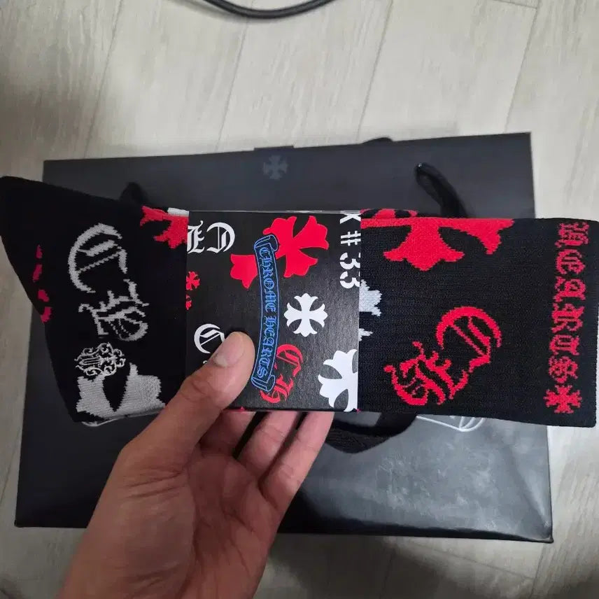 [BUNJANG] Chrome Hearts Patterned Socks / 크롬하츠 양말