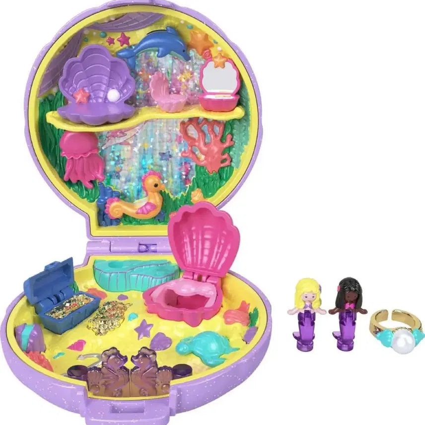 [BUNJANG] Mattel Polly Pocket Mermaid Figure Ornament Set / 마텔 폴리포켓 머메이드 피규어 오너먼트
