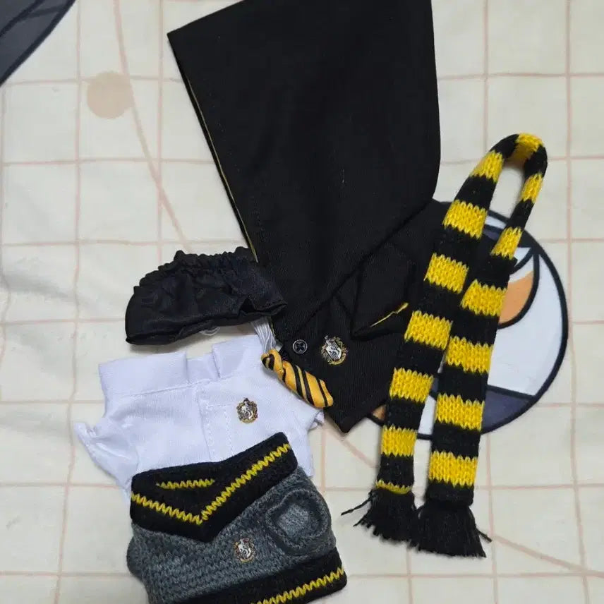 [BUNJANG] 10cm Doll Clothes - Hufflepuff / 10cm 인형옷
