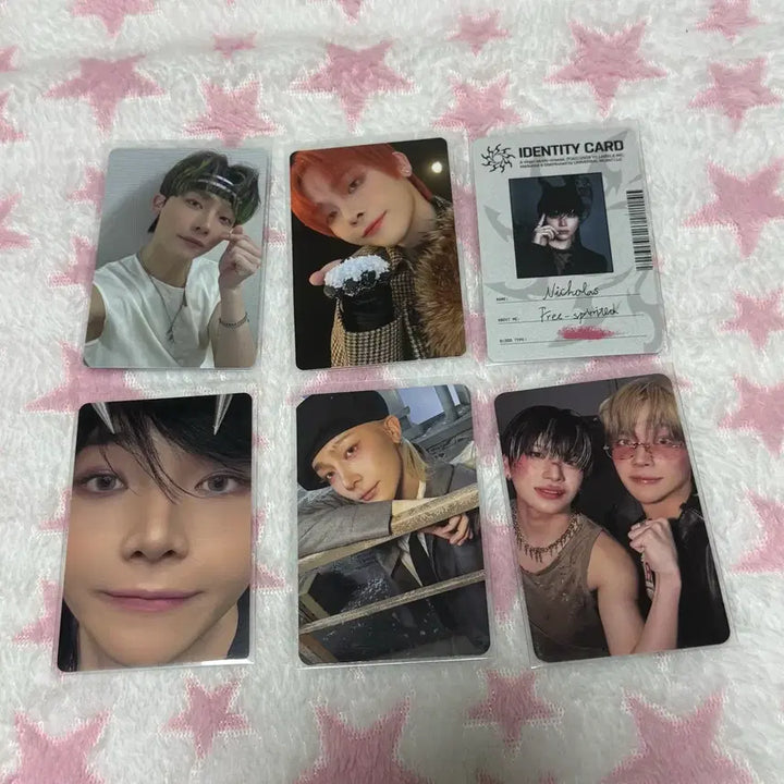 [BUNJANG] ENHYPEN NI-KI Lucky Draw Badge Bundle Set / 앤팀 니콜라스 포카 일괄 양도합니다