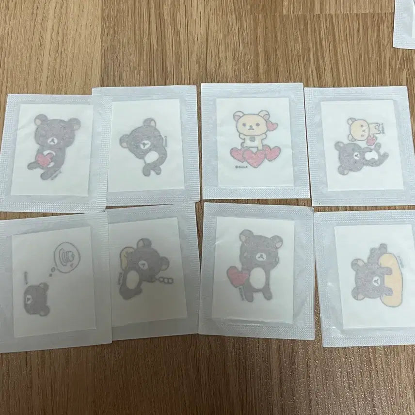 [BUNJANG] Rilakkuma 8 Types Sticker Bundle Set / 리락쿠마 띠부씰 8종 일괄