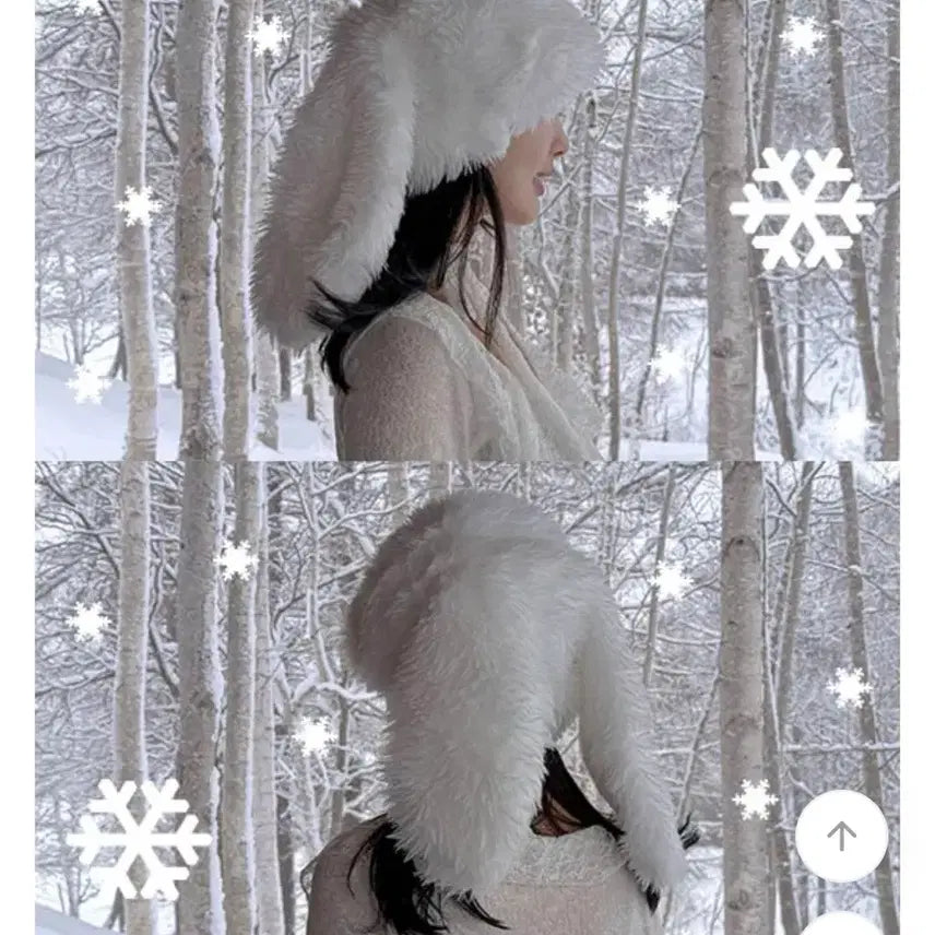 [BUNJANG] Rabbit Ear Fuzzy Hat / 토끼 귀 털모자