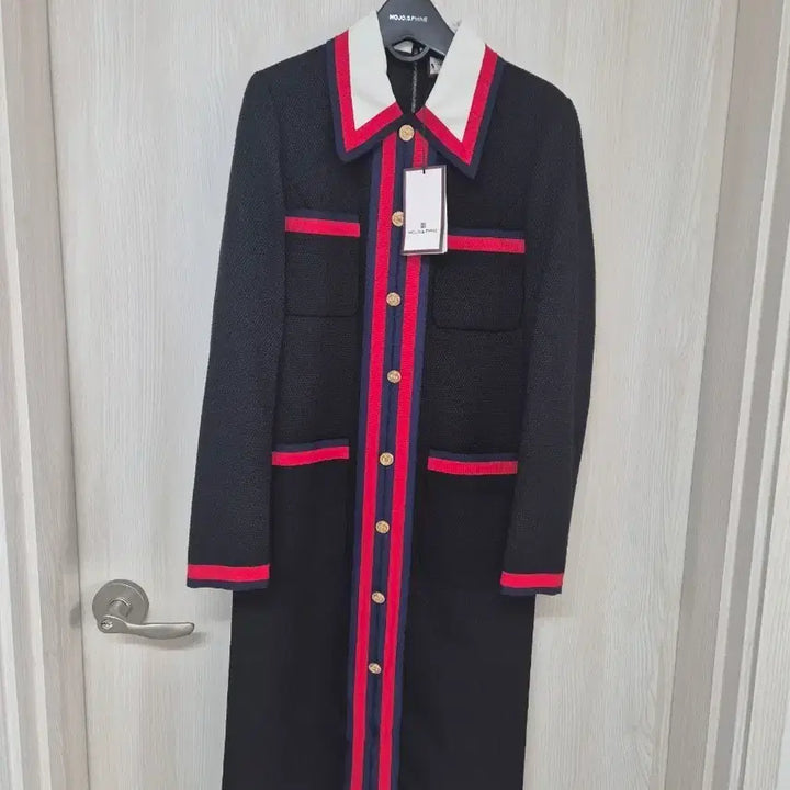 [BUNJANG] MojoSphin Red Accented Dress / 모조에스핀 레드배색 원피스
