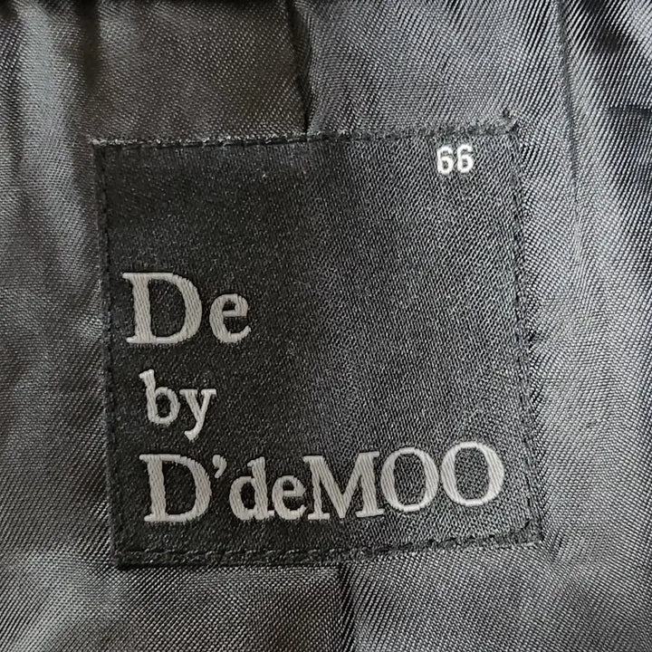 [BUNJANG] D.Demu Leather and Knit Jacket / 디데무가죽배색자켓