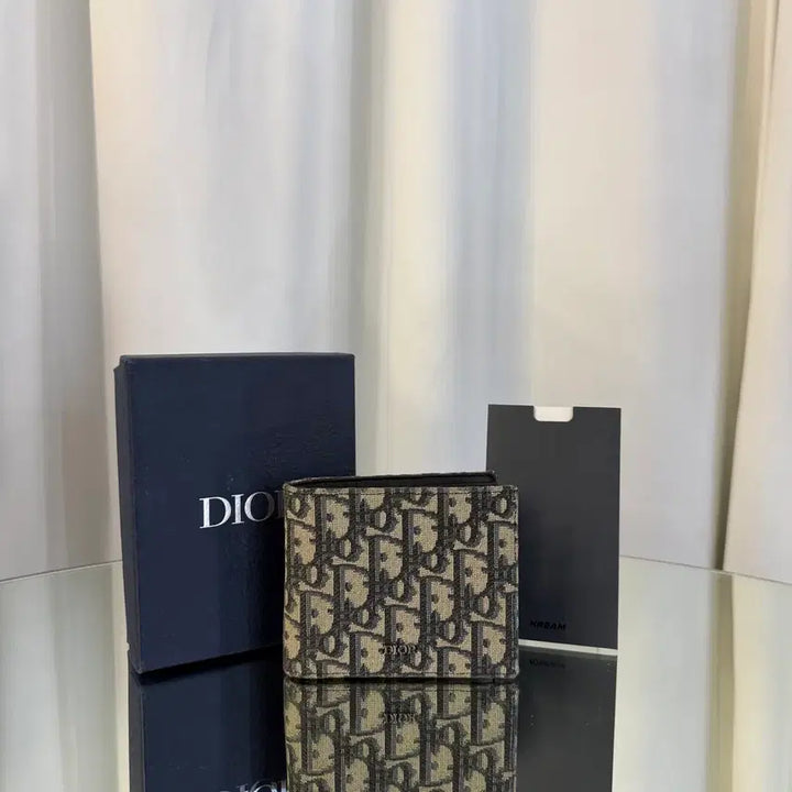 [BUNJANG] Dior Oblique Jacquard Bifold Wallet / [더스트 구성] 디올 오블리크 자카드 반지갑