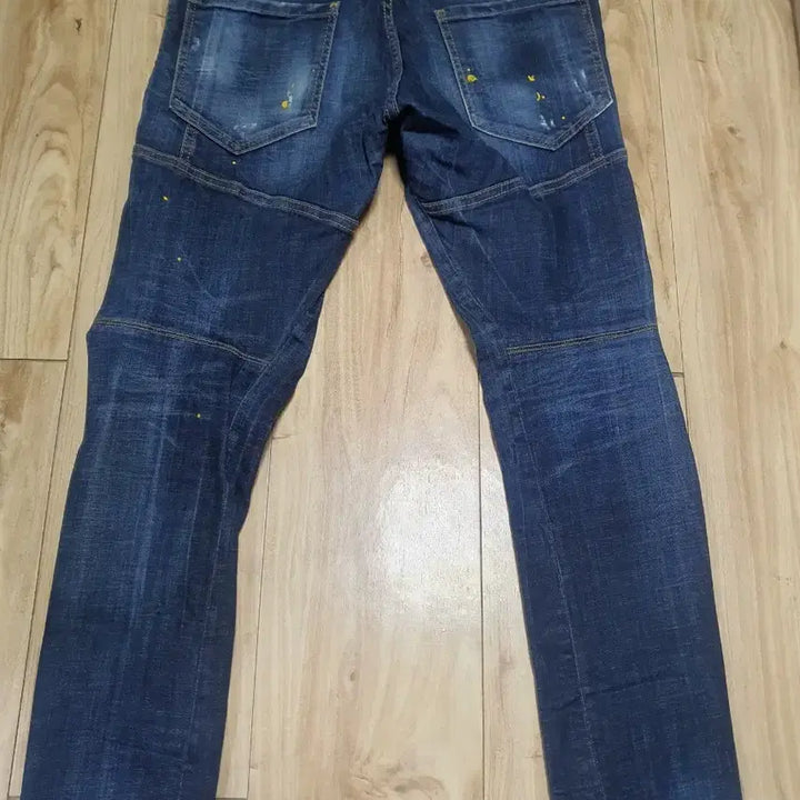 [BUNJANG] Dsquared2 Big Red Tab Slim Biker Jeans / 정품 디스퀘어드2 빅레드탭 슬림바이커 46
