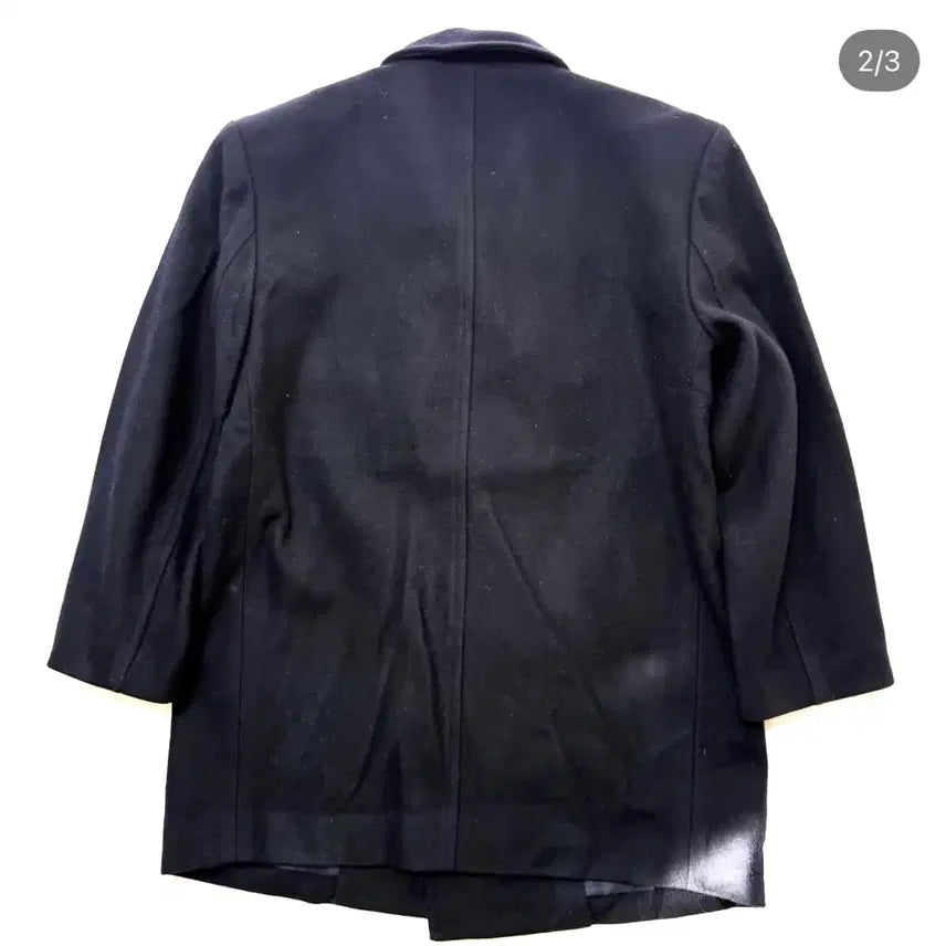 [BUNJANG] Scene 100% Wool Pea Coat / Scene - 피코트