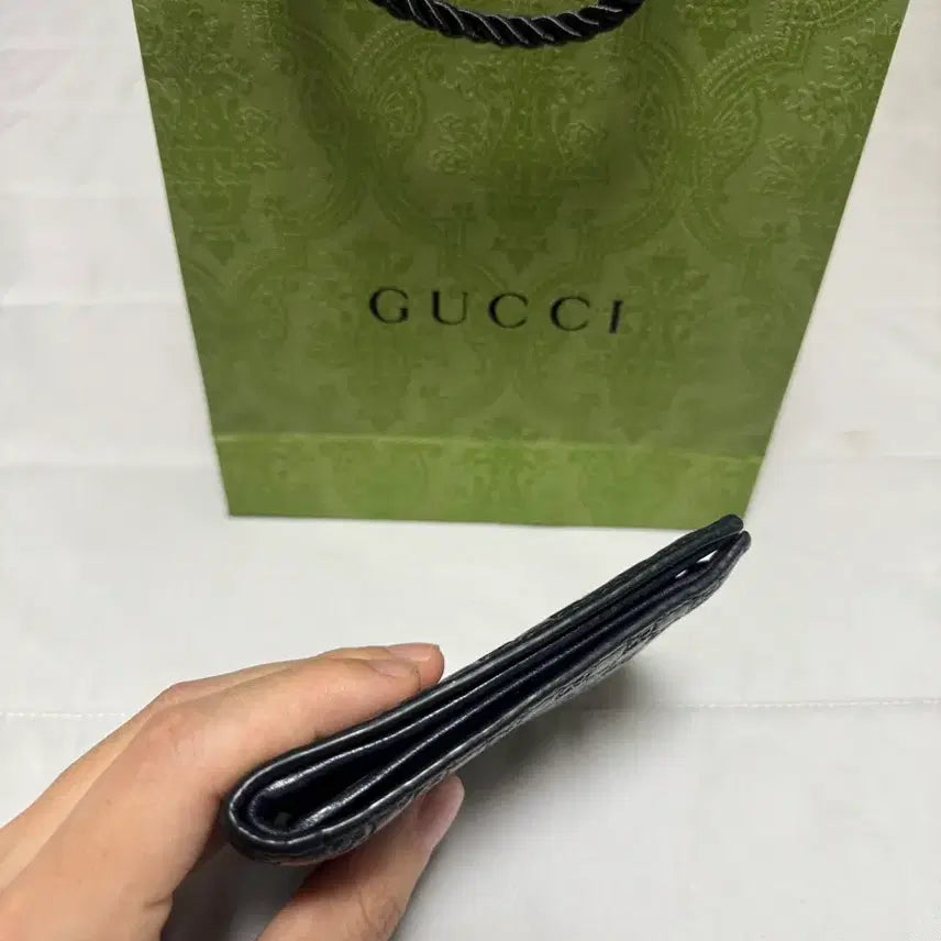 [BUNJANG] Gucci Microguccissima Bi-fold Wallet / [정품] 구찌 마이크로시마 반지갑