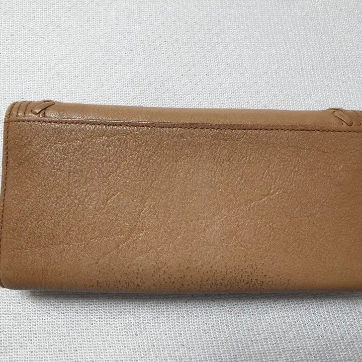 [BUNJANG] Daks Camel Leather Long Wallet / 닥스 캐멀색 여성 장지갑
