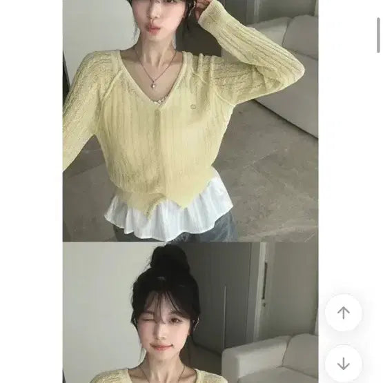 [BUNJANG] Cardigan and Camisole Set / 가디건+나시 세트
