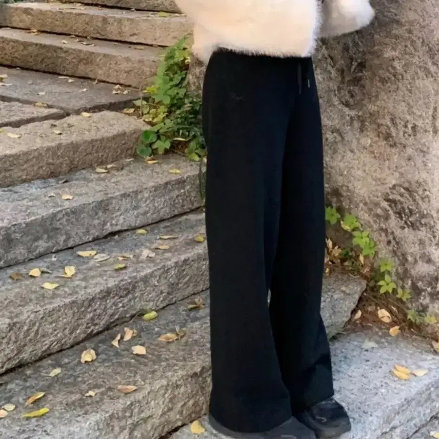 [BUNJANG] Reye Winter Sweatpants Black Long Length / 레예 윈터 스웻 팬츠 블랙 롱기장 판매
