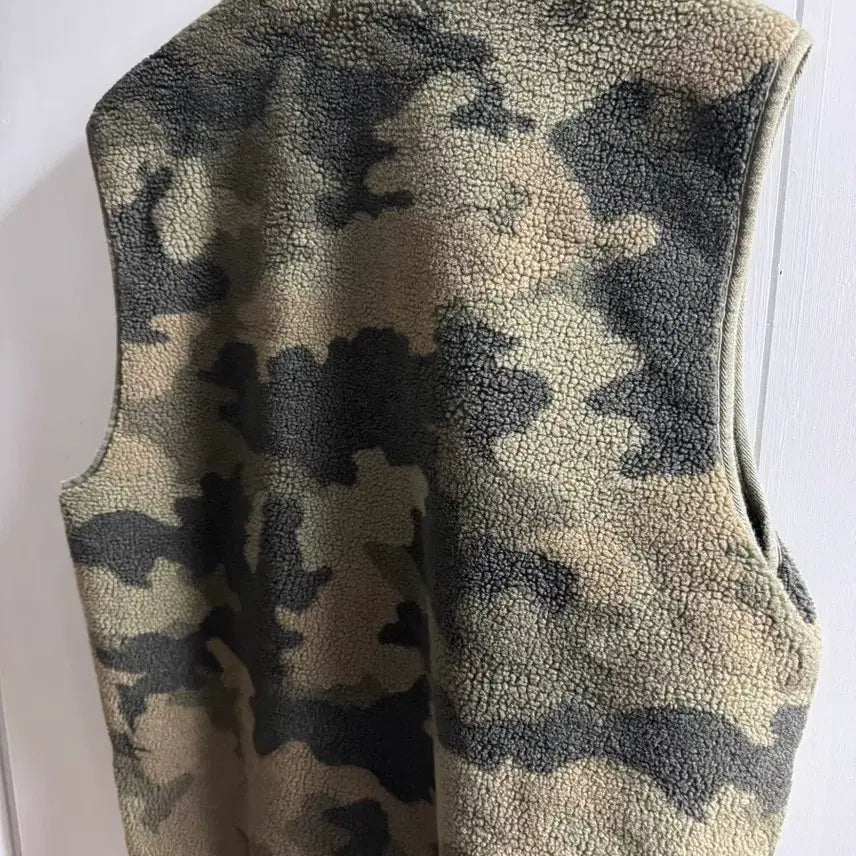 [BUNJANG] RRL Fleece Wool Camo Vest - Large / Rrl fleece wool camo vest 라지사이즈
