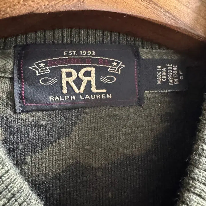 [BUNJANG] RRL Fleece Wool Camo Vest - Large / Rrl fleece wool camo vest 라지사이즈