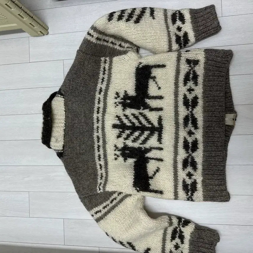 [BUNJANG] MACHOPE Wool Cowichan Cardigan / MACHOPE 맥호프 울 코위찬 가디건