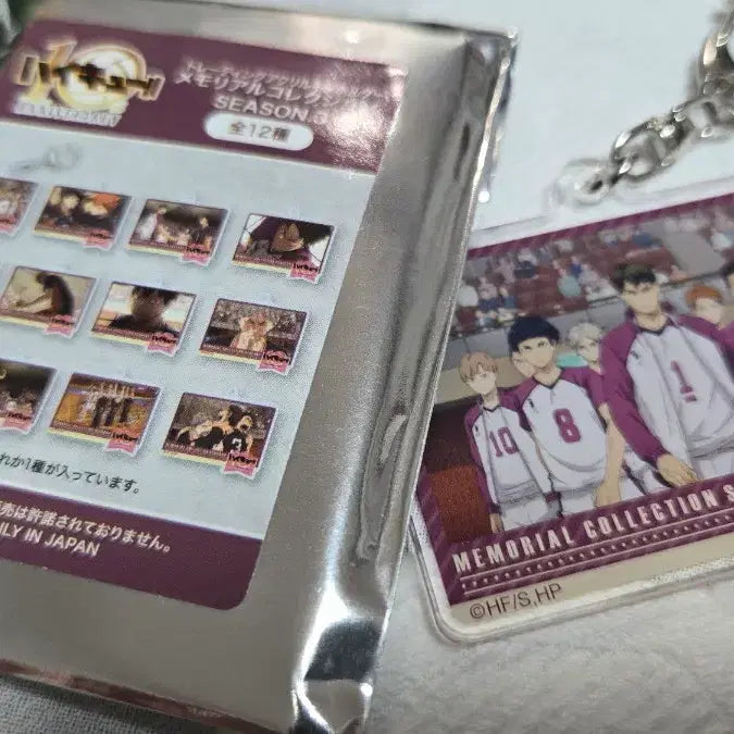 [BUNJANG] Haikyuu!! 10th Anniversary Shiratorizawa Keychain / 하이큐 10주년 키링 시라토리자와