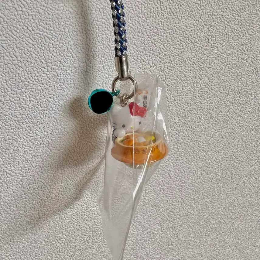 [BUNJANG] Sanrio Hot Spring Hot Pot Kitty Vintage Strap / 온천 전골 키티 스트랩 희귀 빈티지 스트랩