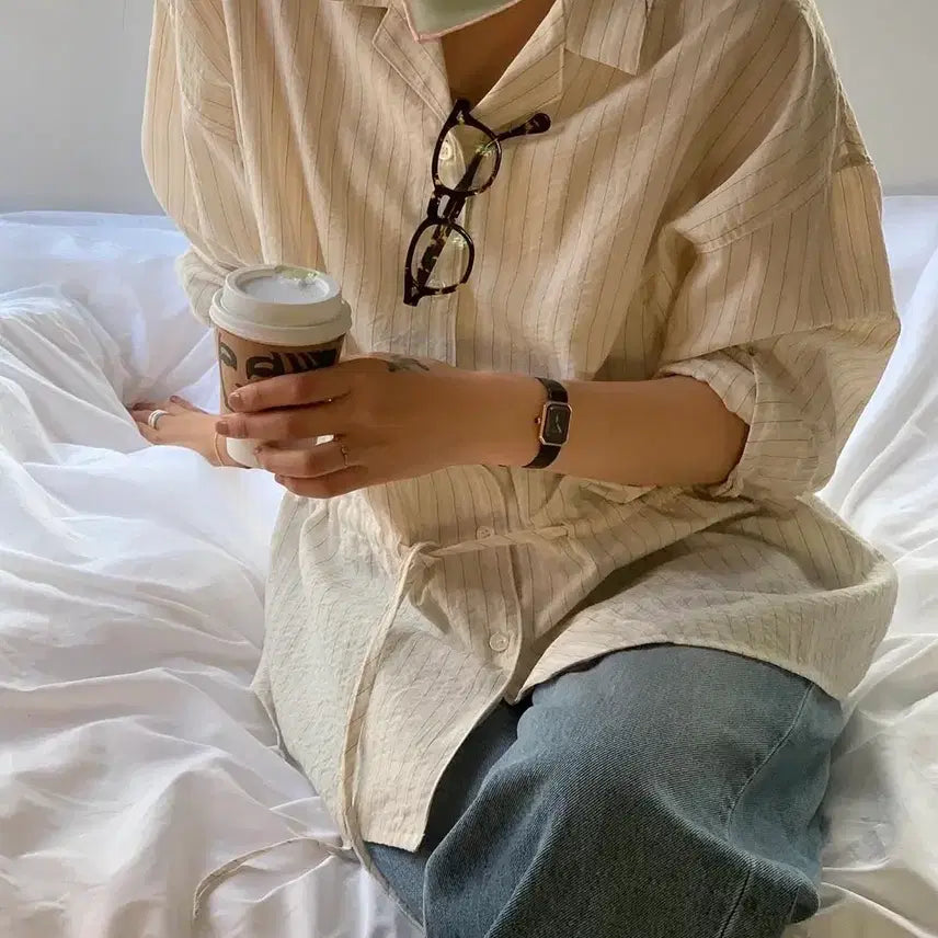 [BUNJANG] Modestmood Fudge Shirt Ivory / [새상품] 모데스트무드 Fudge Shirt