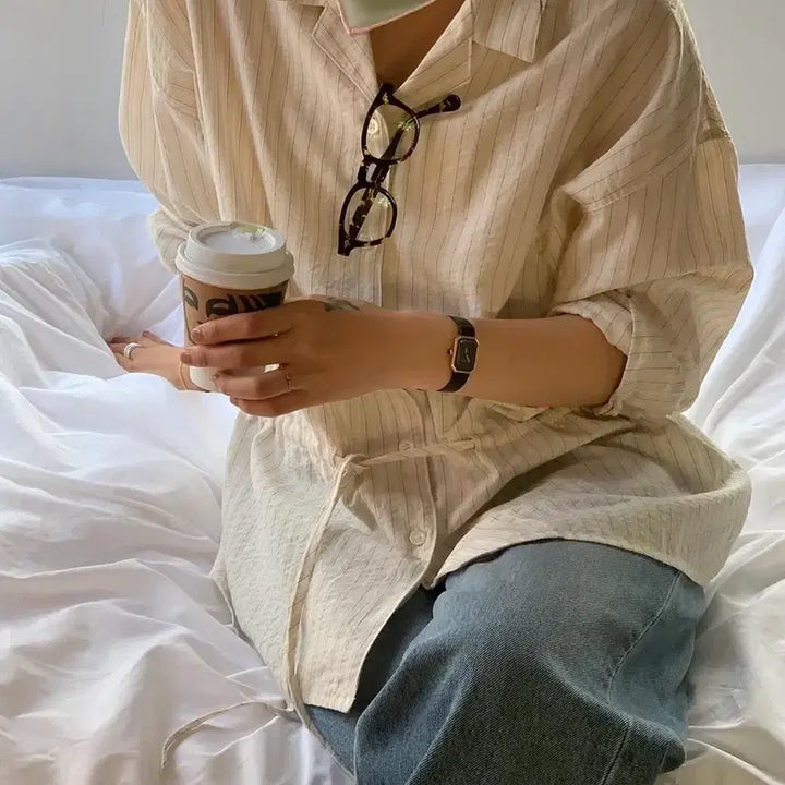 [BUNJANG] Modestmood Fudge Shirt Ivory / [새상품] 모데스트무드 Fudge Shirt