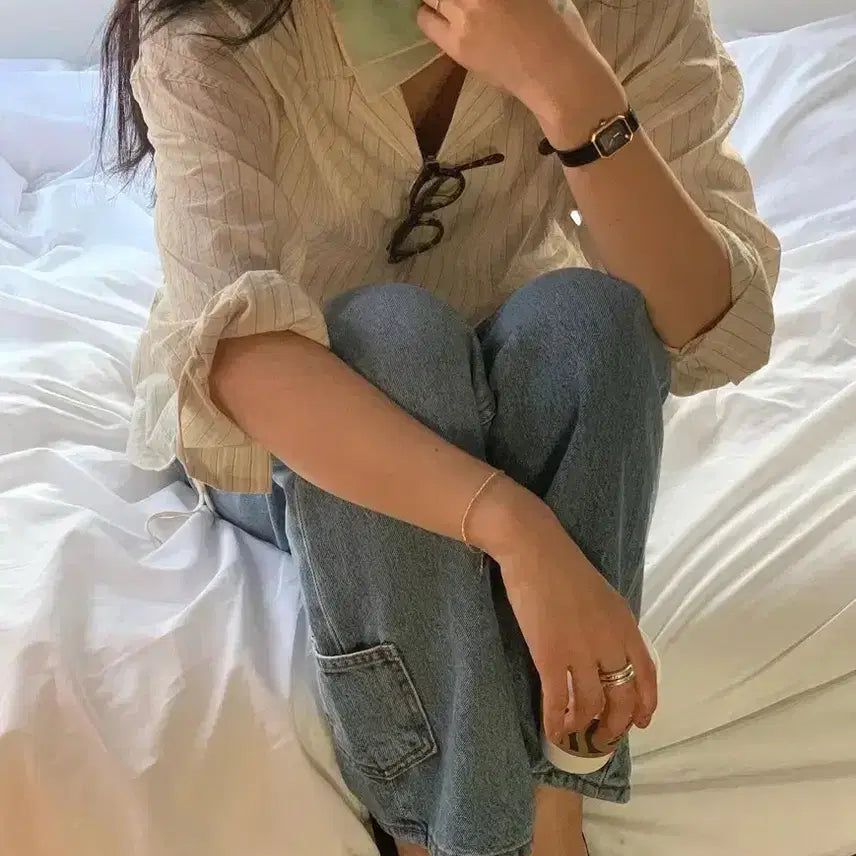 [BUNJANG] Modestmood Fudge Shirt Ivory / [새상품] 모데스트무드 Fudge Shirt