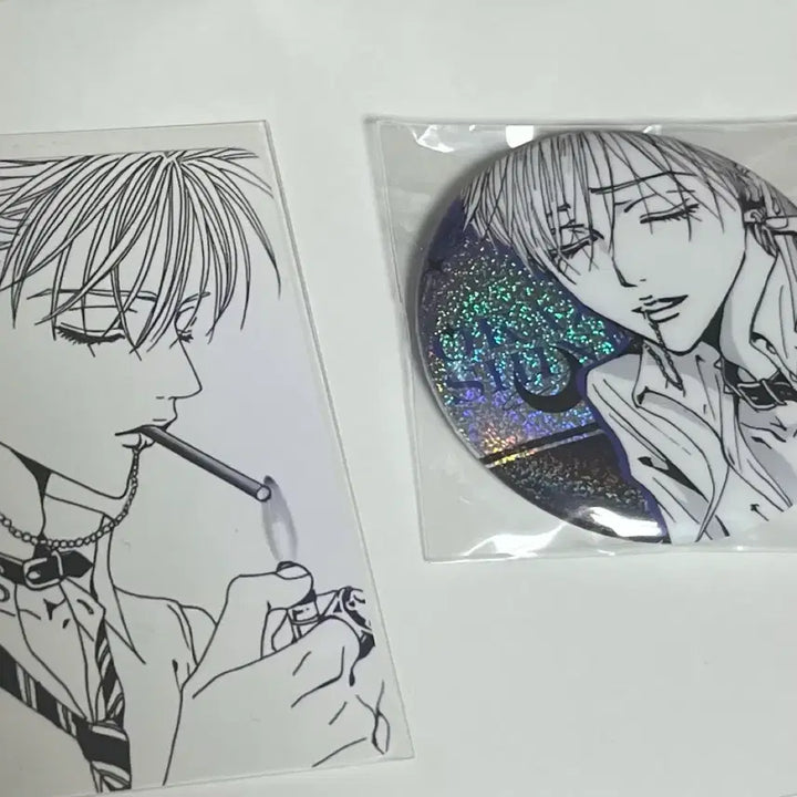 [SOLD OUT] NANA 나나 오카자키 신이치 캔뱃지 + 홀로그램 포카 / 야자와아이