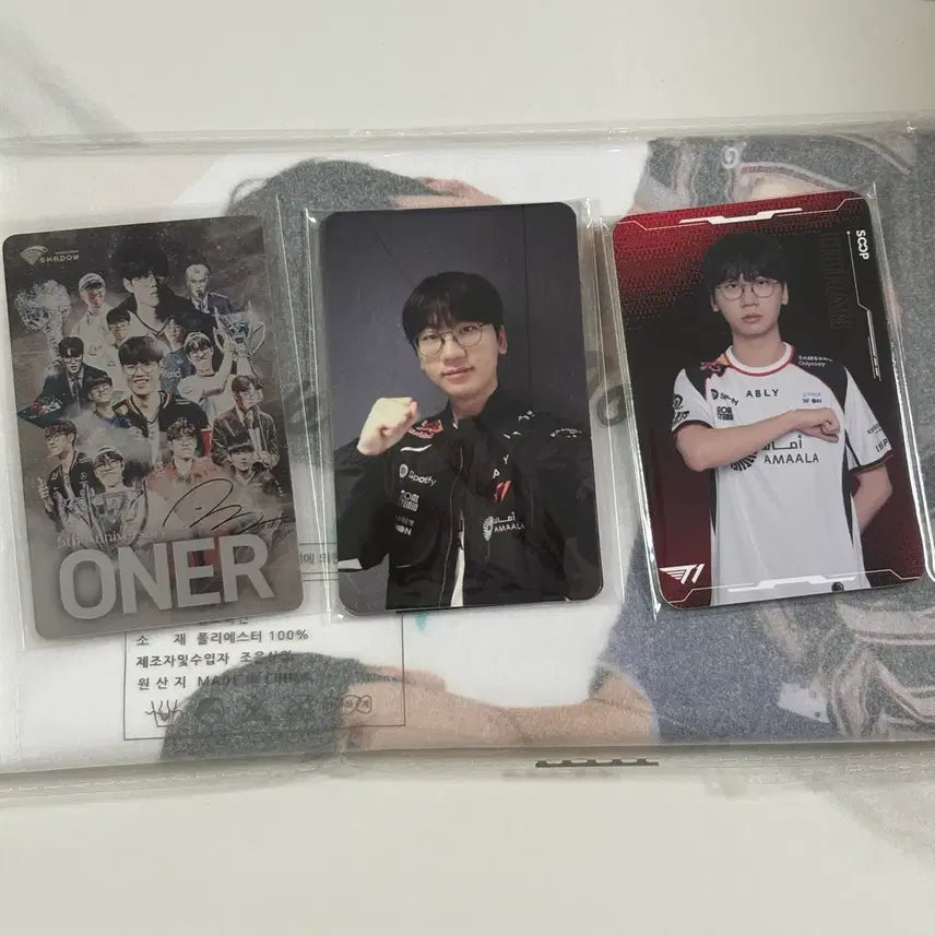 [BUNJANG] T1 Owner Reverse Tribute Gift Photocard Set / 티원 T1 오너 역조공 수건 티원존 포토카드 세트