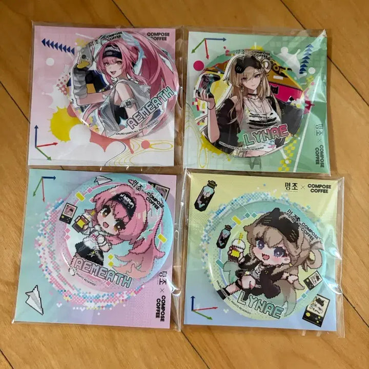 [BUNJANG] Dreamcatcher Compose Bundle Set Can Badge / 명조 컴포즈 캔뱃지 일괄