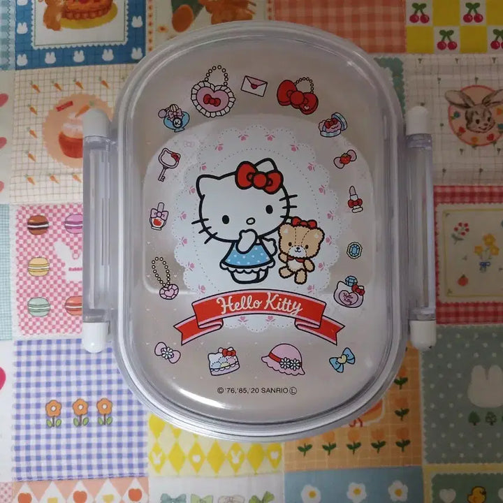 [BUNJANG] Classic Kitty Lunch Box / 고전 키티 도시락
