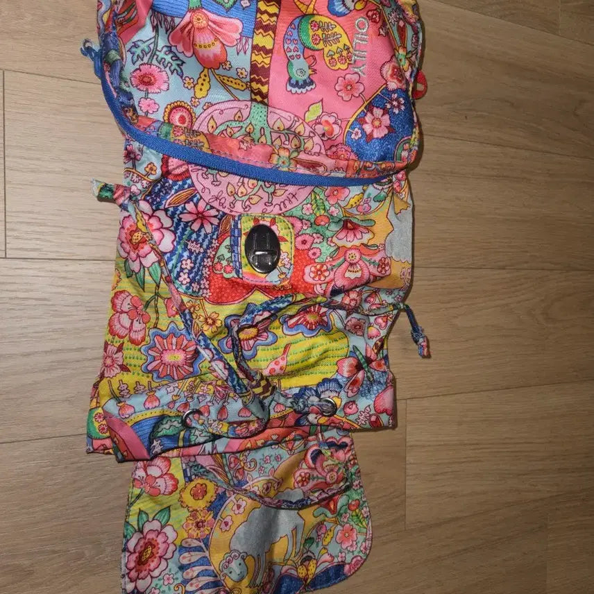 [BUNJANG] Oilily Foldable Backpack / 오일릴리 접이식백팩