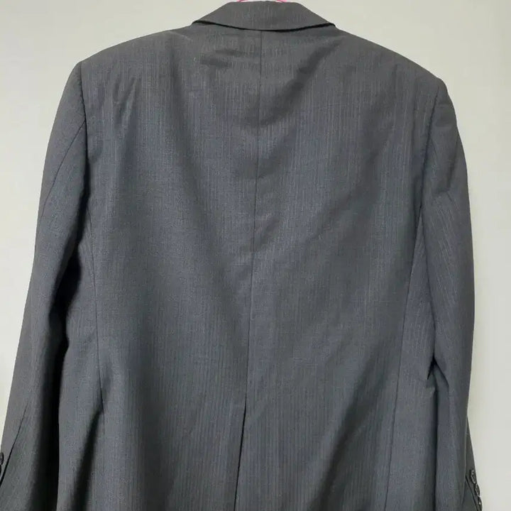 [BUNJANG] Parkland Gray Stripe Suit Jacket / 100 파크랜드(봄여름용) 찐그레이색 스트라이프 정장 자켓