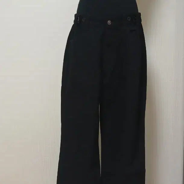 [BUNJANG] Black Cotton Trousers Size L / 블랙  바지(미착용상품)