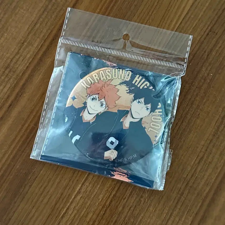[SOLD OUT] 하이큐 히나타 카게야마 홀로그램 캔 뱃지