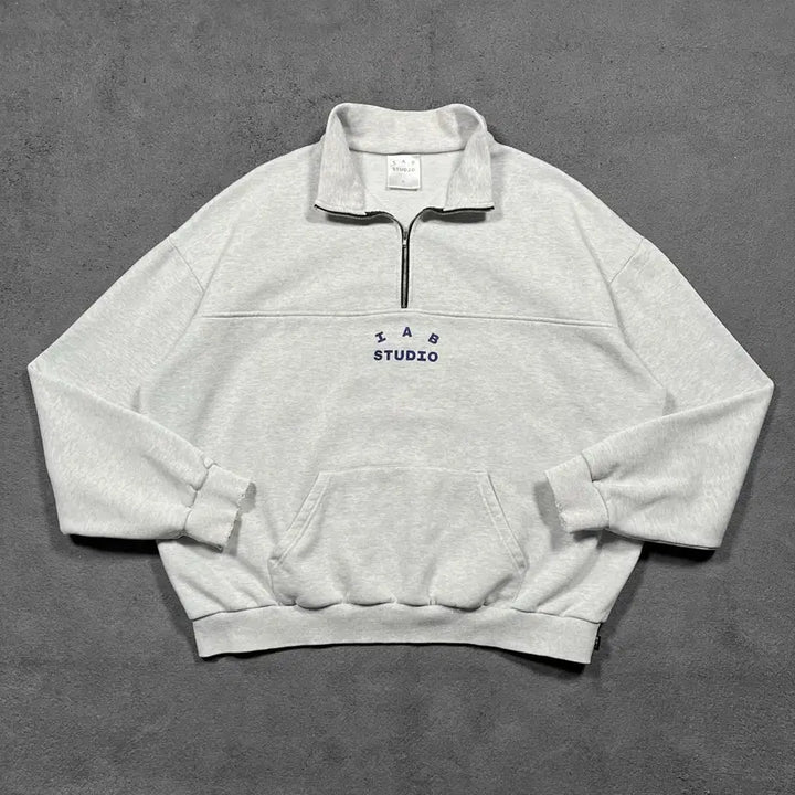 [BUNJANG] I A B Studio Half-Zip Sweatshirt / 아이앱 스튜디오 하프집업 맨투맨