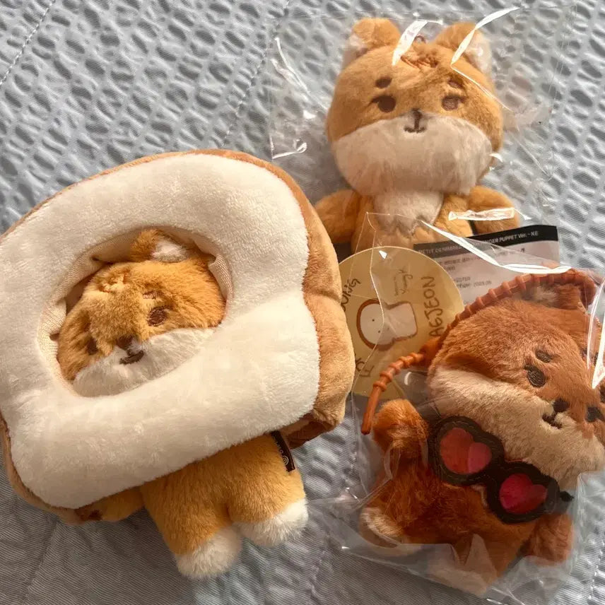 [BUNJANG] Day6 Denimalz 10cm Plush Bundle Set / 반택포) 데이식스 데니멀즈 쁘띠멀즈10cm 케+식빵+태닝케+손가락인형