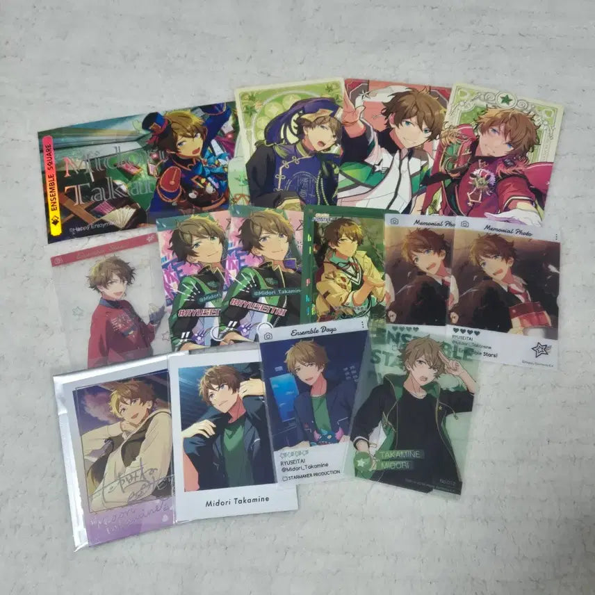 [BUNJANG] Ensemble Stars! Yuusei-tai Midori Emoca Live Ticket PASHYA Pashatsu Clear Card Bundle Set / 앙스타 유성대 미도리 에모카 라이브티켓 파샤 파샷츠 클리어카드 일괄