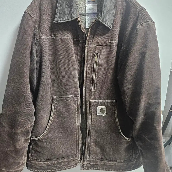 [BUNJANG] Carhartt C61 Brown Washed Lined Jacket / 칼하트 자켓