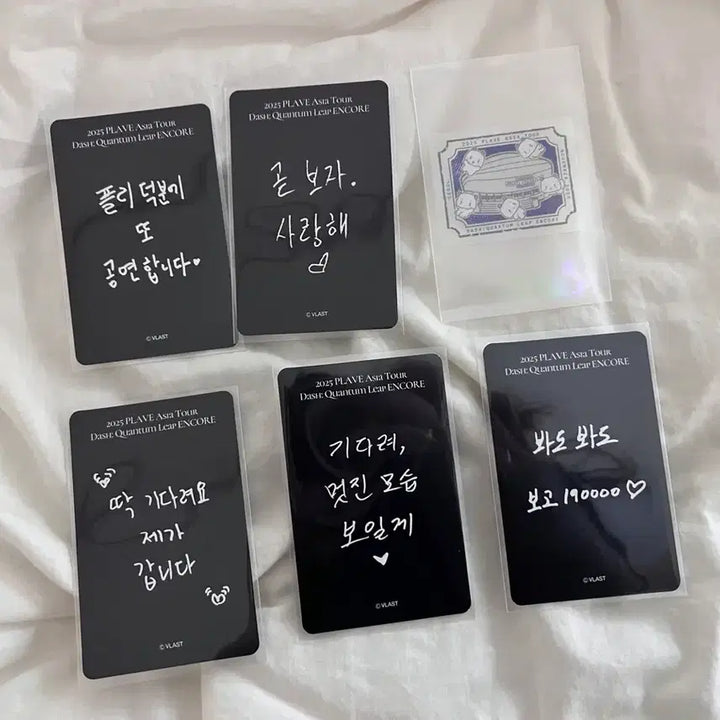 [SOLD OUT] 플레이브 앙콘 콘서트 담요, 포카, 고척돔 스탬프, 첫콘 슬로건, 빅포카