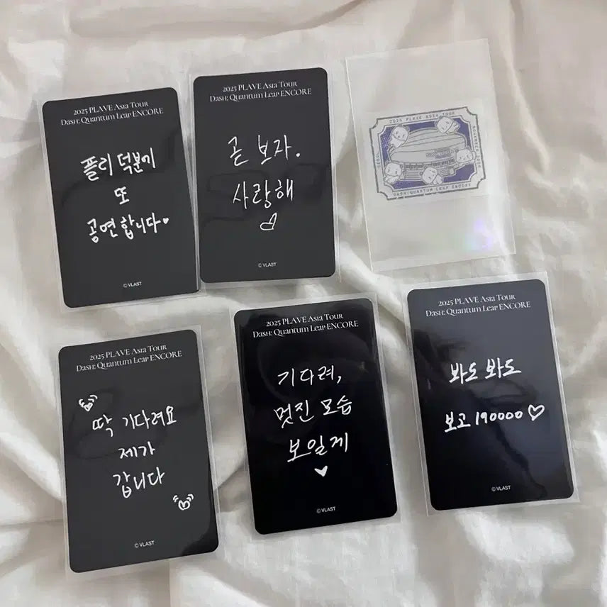 [SOLD OUT] 플레이브 앙콘 콘서트 담요, 포카, 고척돔 스탬프, 첫콘 슬로건, 빅포카
