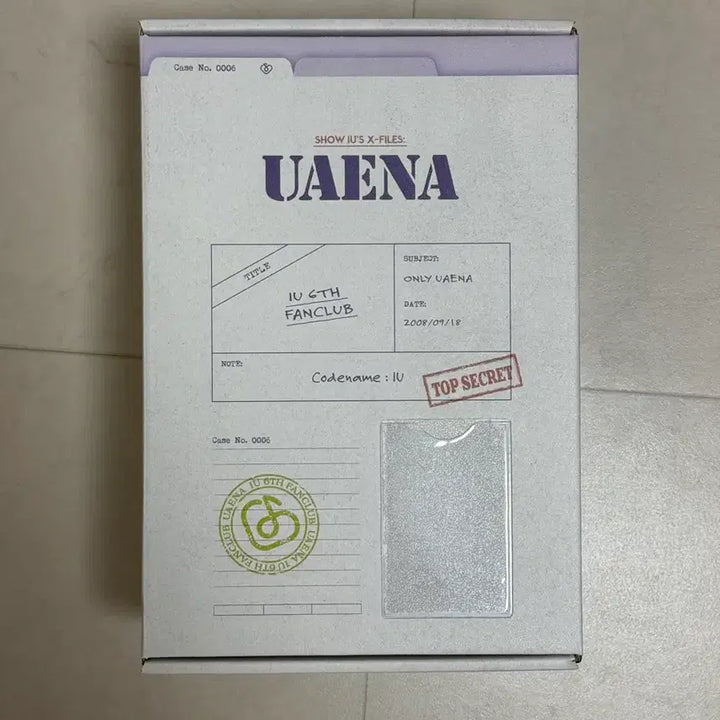 [SOLD OUT] 아이유 유애나 6기 키트
