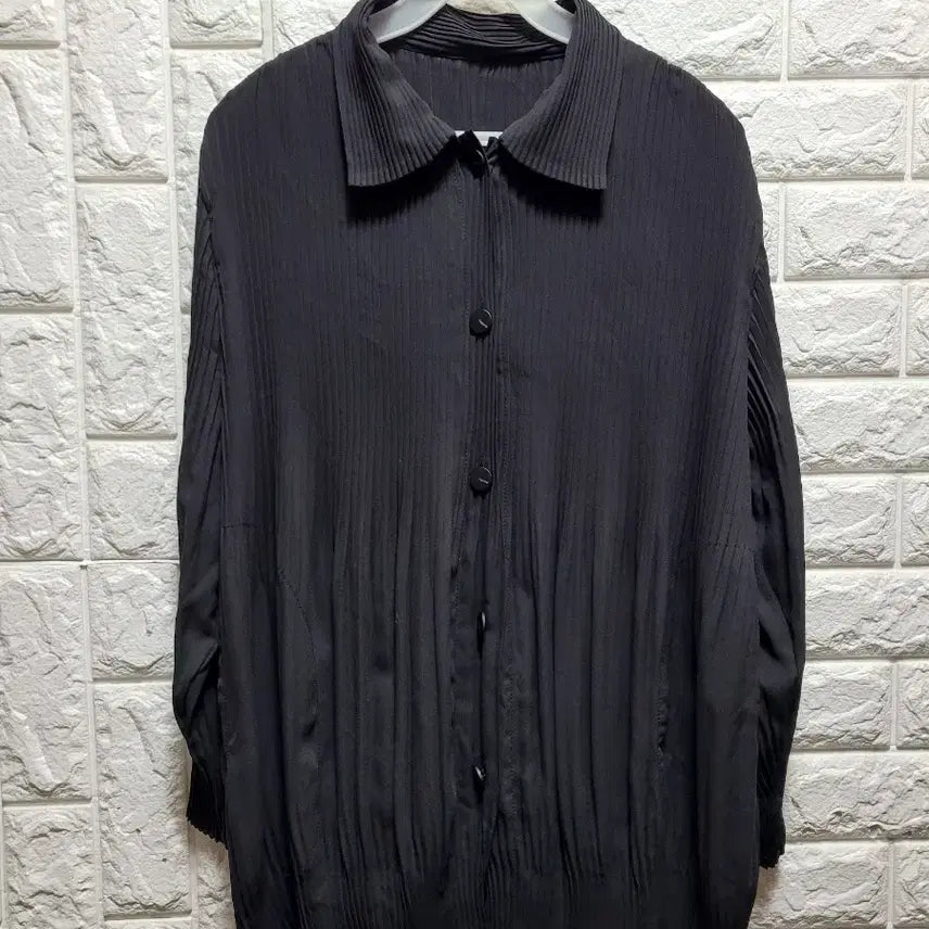 [BUNJANG] Pleats Mi Pleated Collar Jacket / 플리츠미 플리츠 주름 카라 자켓